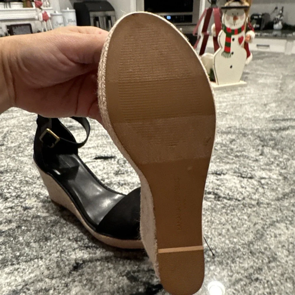 Banana Republic Womens‎ Espadrille Wedge Sandals Size 7.5